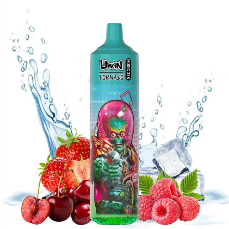 UWIN Vape Crystal - Strawberry Raspberry Cherry Ice HH6222 UWIN CRYSTAL 35K DISPOSABLE VAPE