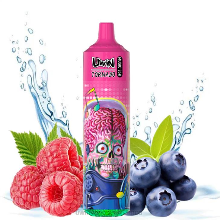 UWIN Vape Online - Blueberry Raspberry HH6216 UWIN CRYSTAL 35K DISPOSABLE VAPE