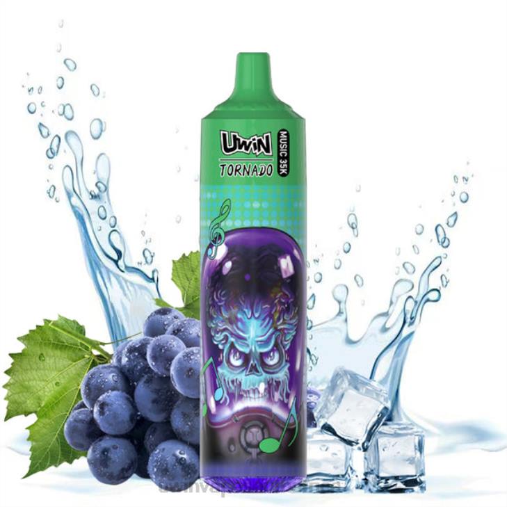 UWIN Vape Review - Grape Ice HH6217 UWIN CRYSTAL 35K DISPOSABLE VAPE